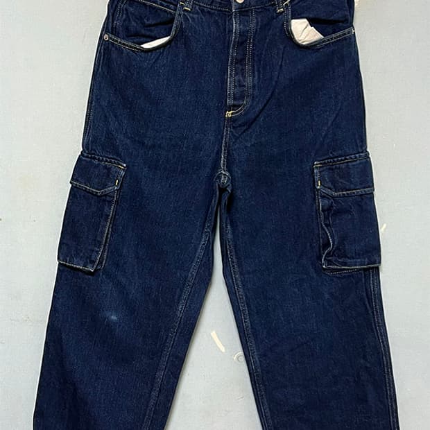 ZARA 자라 남자 카고 청바지 춘추 데님팬츠 와이드핏 M 30