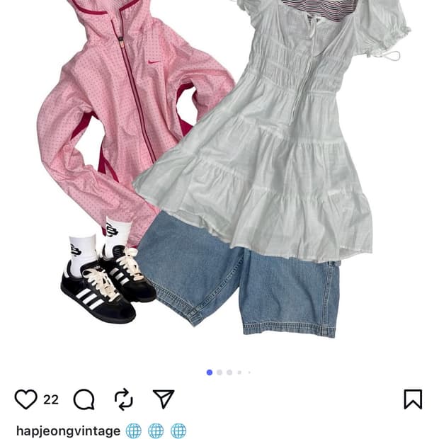 합정빈티지 오프숄더 가능 원피스