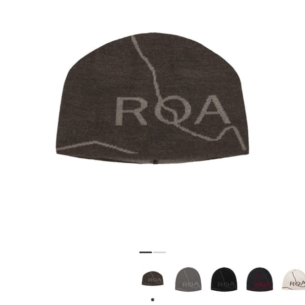 ROA 비니 다크 브라운(새상품)