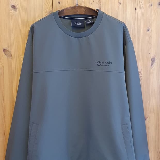 (새상품)100.캘빈클라인 우븐 기모맨투맨