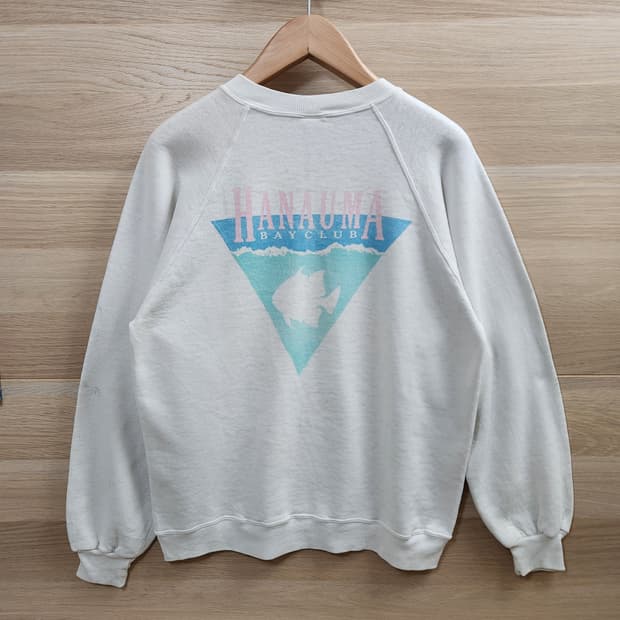 90s 빈티지 USA crazy shirts 맨투맨 스웨트셔츠 M