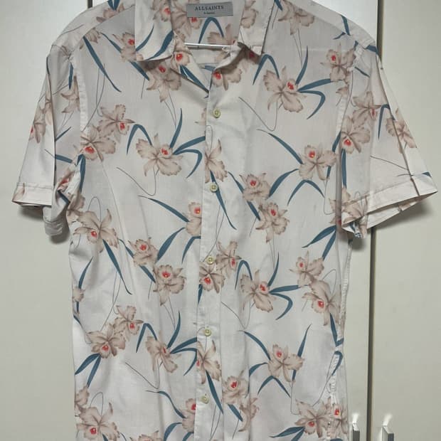 ALLSAINTS 하와이언 패턴 셔츠 X-SMALL