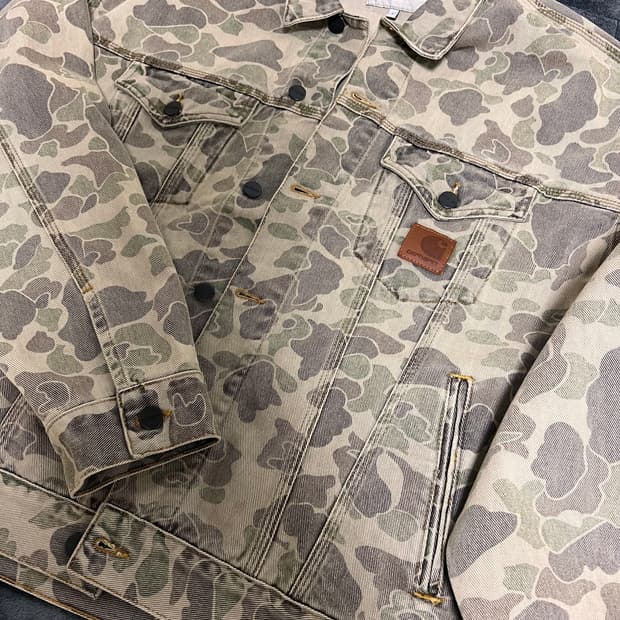 칼하트윕 덕 헬스톤 자켓 카모 덕