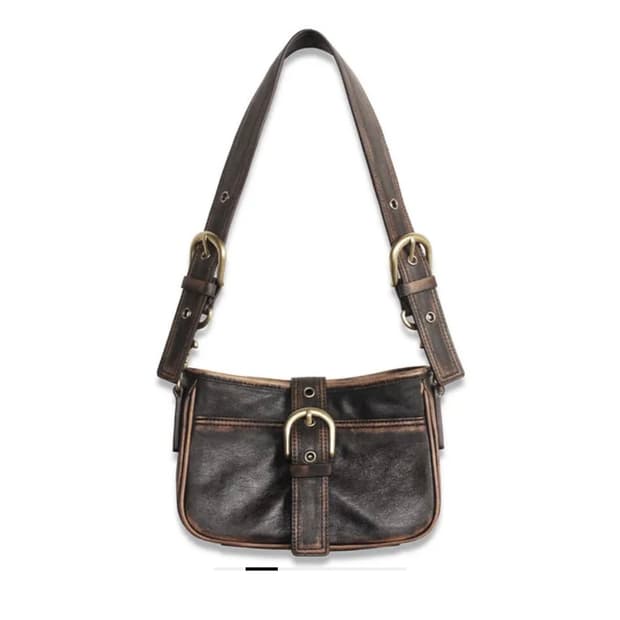 [새상품] 도프셉 Lambskin Vintage Hobo Bag 레더백