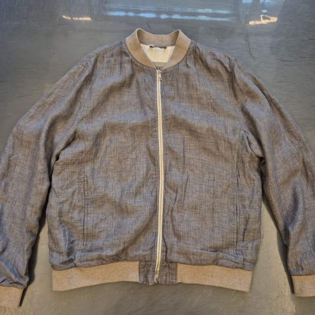 SEVENTY venezia 린넨 블루종 자켓