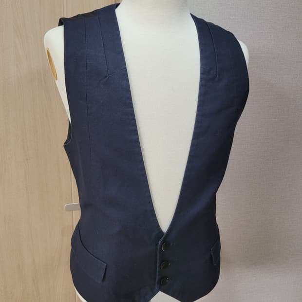 테이트 TATE 남자 3버튼 조끼 100 다크네이비