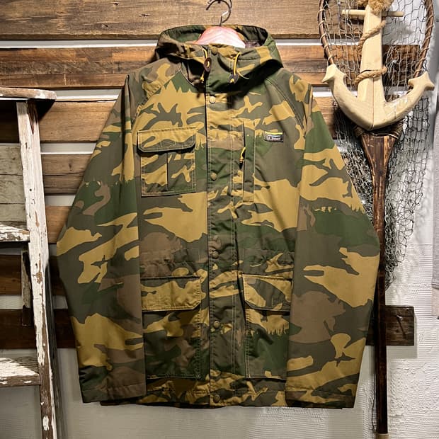 [L]엘엘빈 USA 우드랜드 패턴 나일론 윈드 브레이커