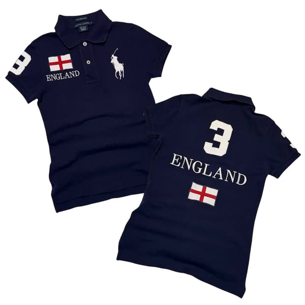 폴로 빅포니 치프키프 딱붙핏 잉글랜드 카라티 네이비