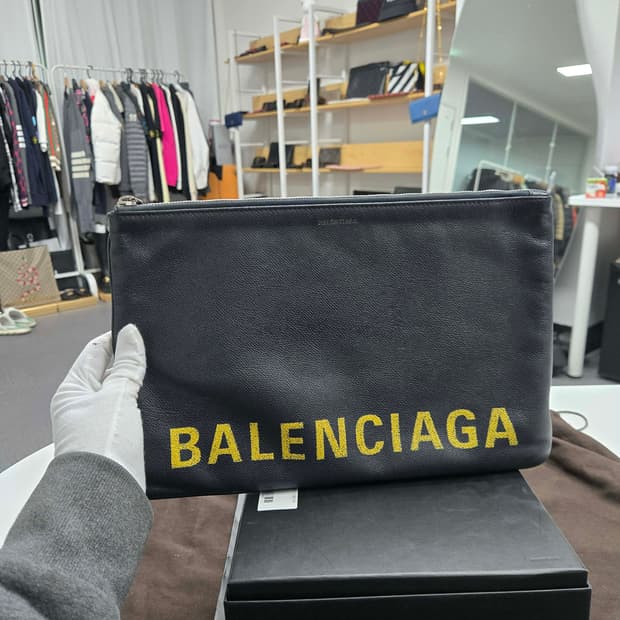 [A급컨디션]발렌시아가 로고 클러치백