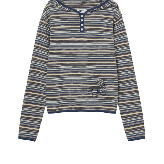 aeae 시나모롤 니트 후드