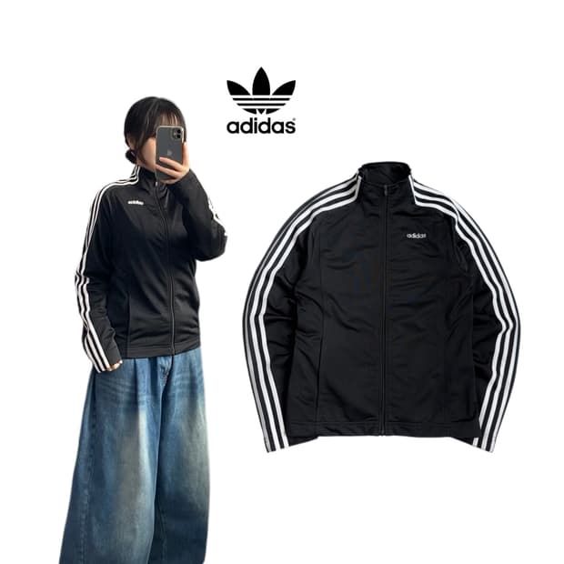 아디다스 00s 삼선 트랙탑 져지