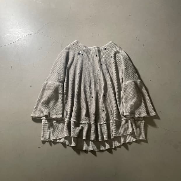 KZ ATELIER Waffle Oversized Pullover