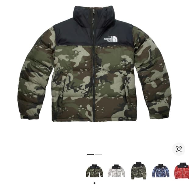 노스페이스 눕시 카모버전 L