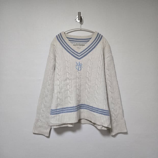 마르디메크르디 캐시미어 혼방 브이넥 니트 / 여성 니트/ 여자 니트
