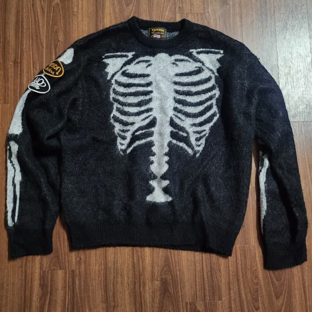 Aao vanson 스켈레톤 니트