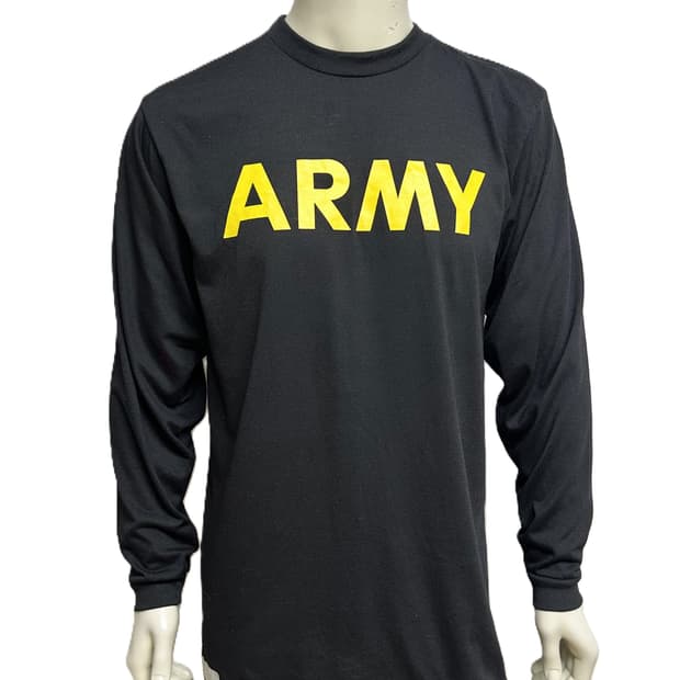 미육군 APFU 체육복 트레이닝복 긴팔 티셔츠 (M) (2)