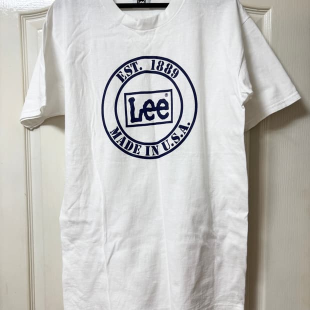 올드 리 티셔츠 미국산 lee 100~105 튜블러타입
