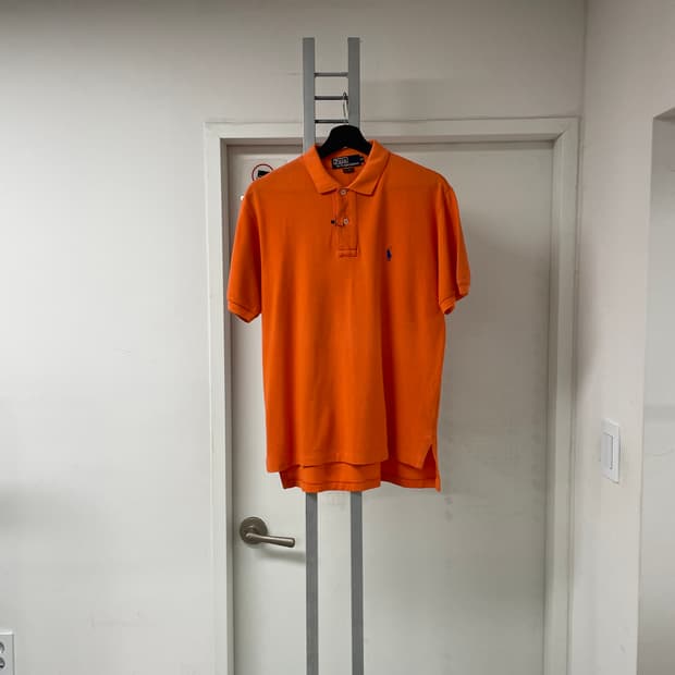 폴로 PK 반팔 카라티 오렌지 90