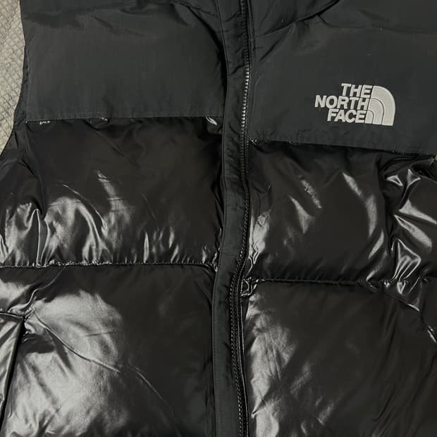 노스페이스 눕시 패딩 조끼 xl