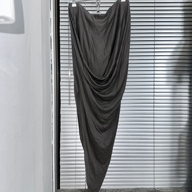 헬무트 랭 비대칭 레이어드 스커트