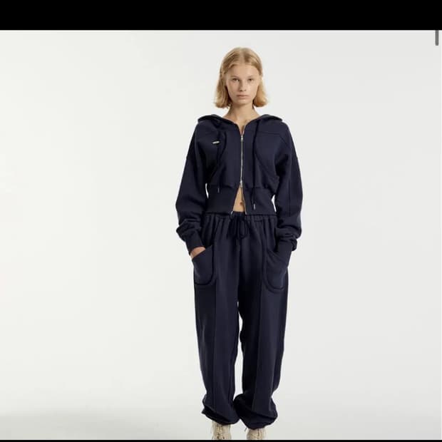 시티브리즈 더블지퍼후드집업, 포켓밴딩조거팬츠 셋업