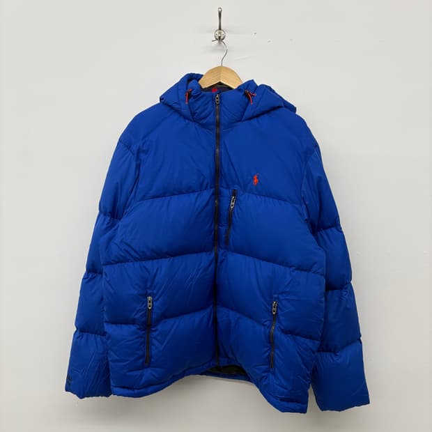폴로 랄프로렌 블루 패딩 점퍼 남/XL