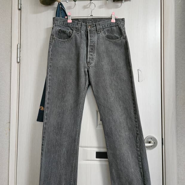 80s levi's 501 32x30 리바이스 블랙진 흑청진