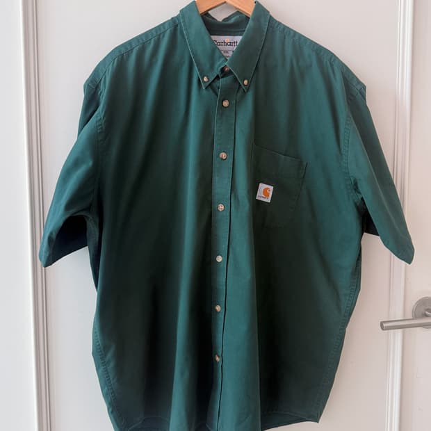 칼하트 (CARHARTT ) 딥그린 워크셔츠