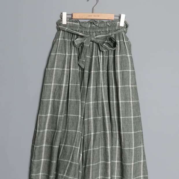 SOSOTTO Linen Culotte Pant (26~27)