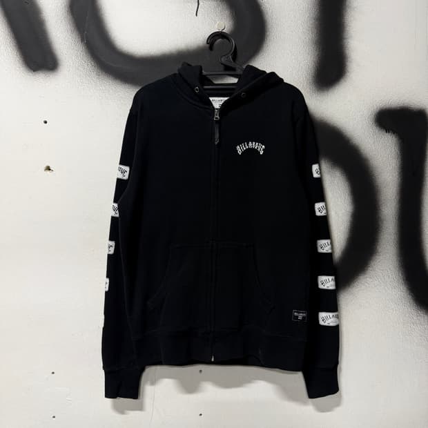 빌라봉 멀티 프린팅 집업 후디