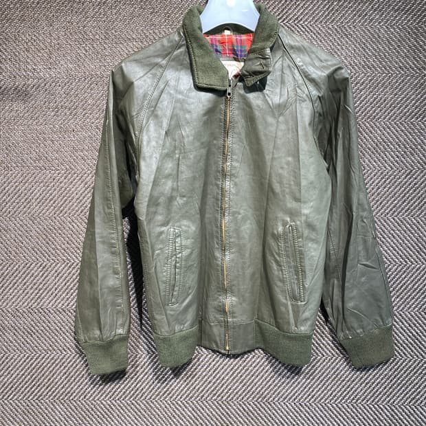 레더 해링턴자켓 