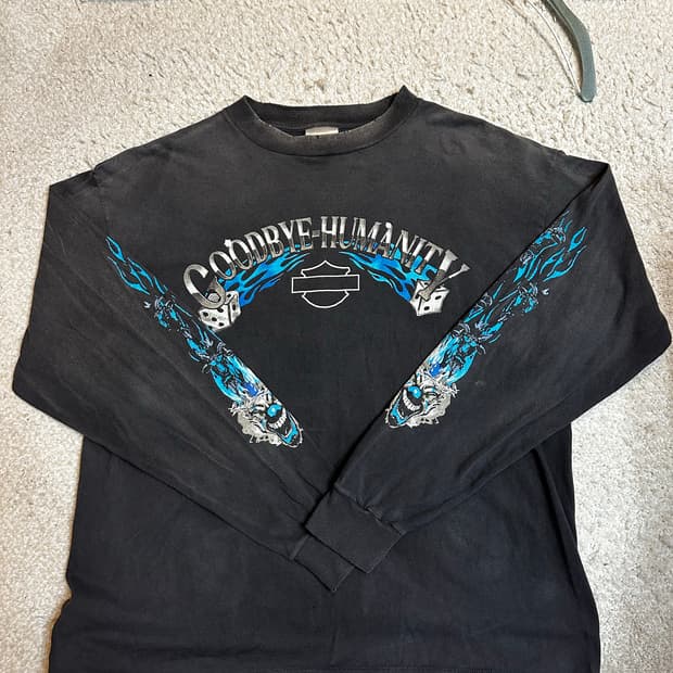 세인트 미카엘 롱슬리브 할리 블루드래곤 오마주 L