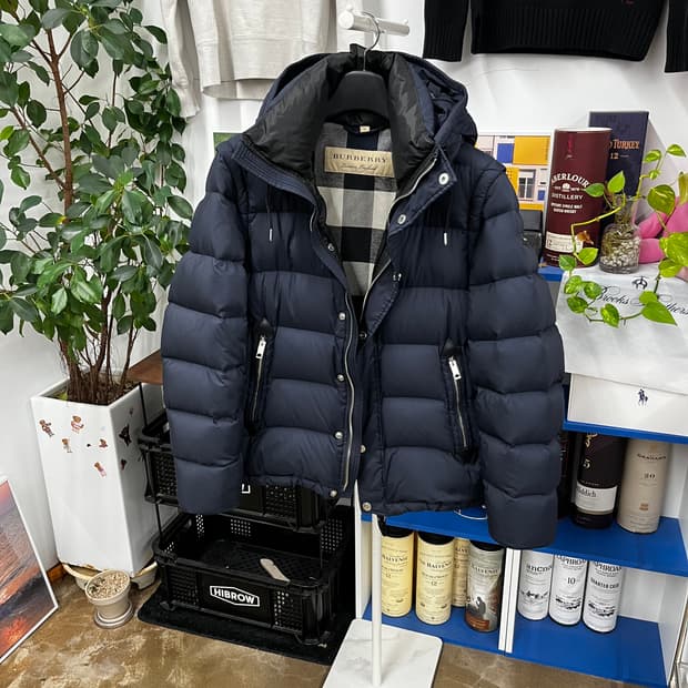 버버리 하틀리 2in1 구스다운 패딩점퍼 M