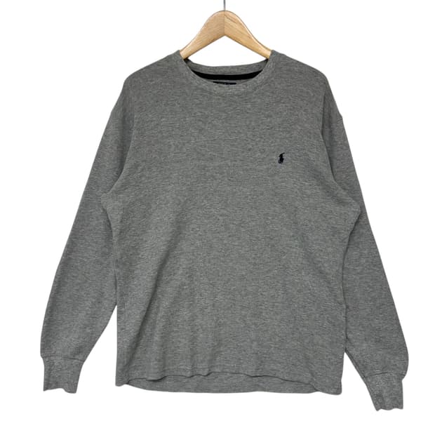 폴로 포니 라운드 와플 긴팔티