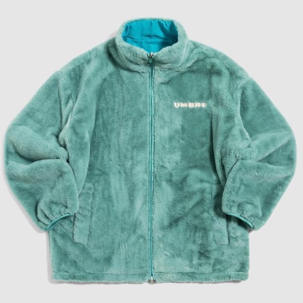 엄브로 오버핏 리버시블 퍼 우븐 자켓