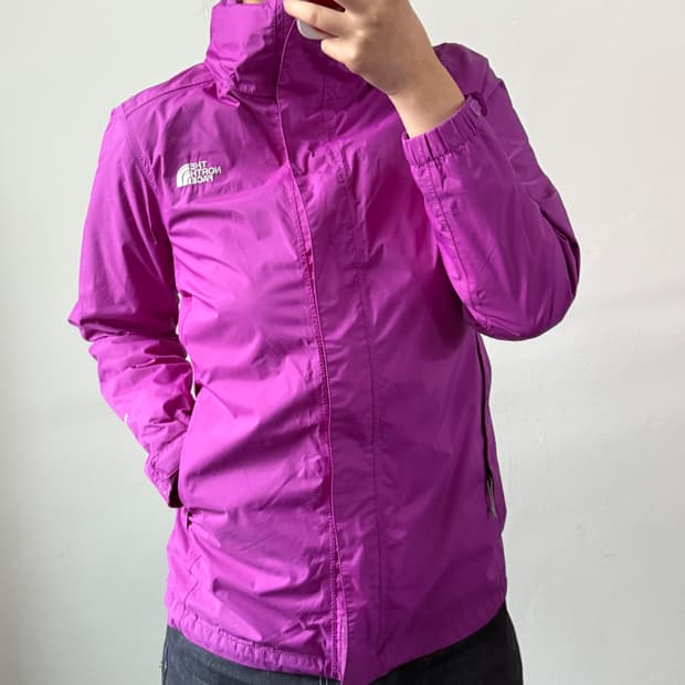 [M] 노스페이스 우먼 하이벤트 퍼플 바람막이