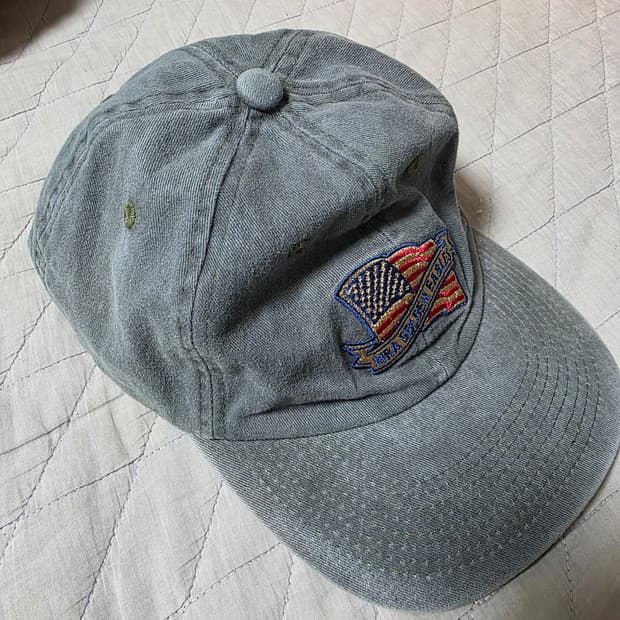 [OS] 빈티지 NRA 플래그 골든 이글 6패널 볼캡 ver 굿컨디션