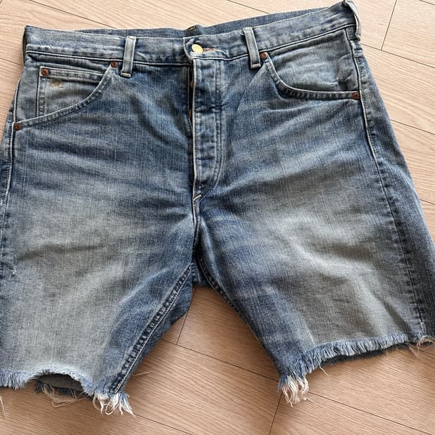 rrl 빈파포 데님 쇼츠 반바지 32사이즈