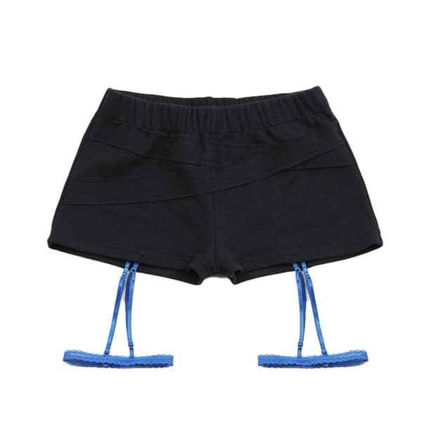 오스하이 가터쇼츠 Bandage Garter Shorts Navy