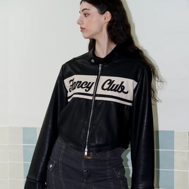 팬시클럽 레더자켓