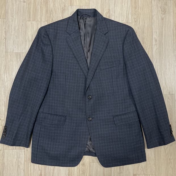 100~105) 폴로 랄프로렌 차콜 윈도우체크 블레이저(RRL&LVC)