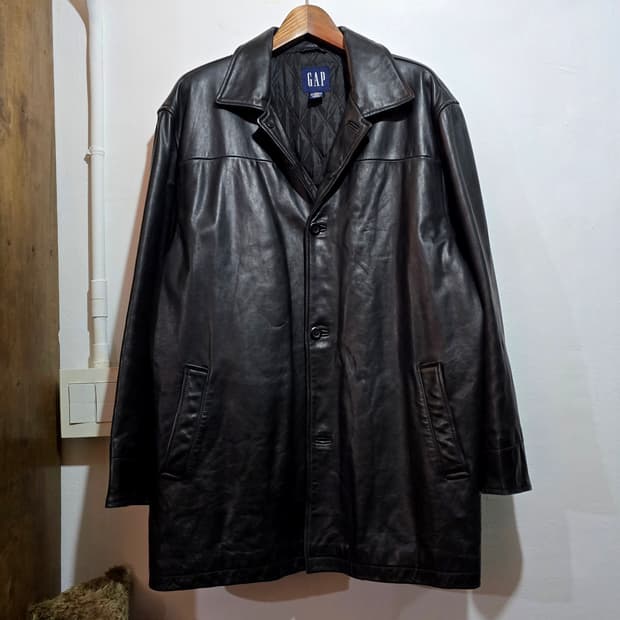 올드 갭 레더 카코트 (GAP Leather Car Coat)