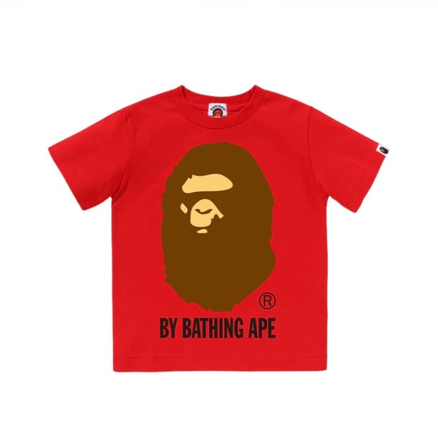(Kids) BAPE By Bathing Ape T-Shirt Red
