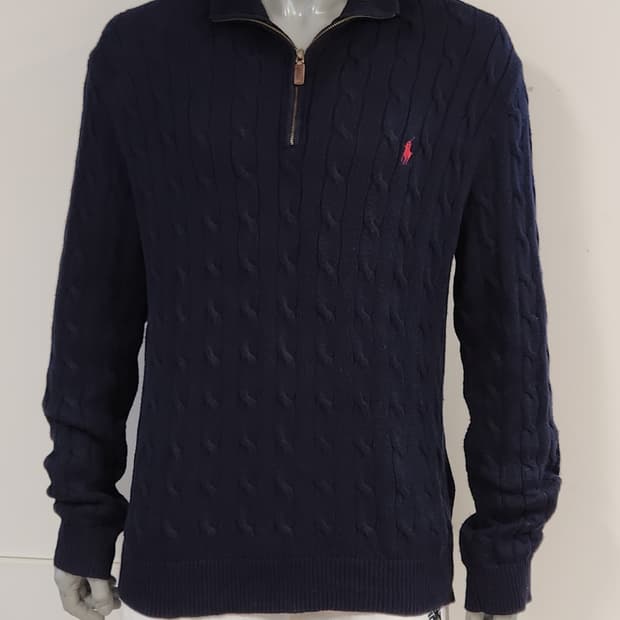 폴로 랄프로렌  신형 꽈배기 니트 집업 L (105추천해요)