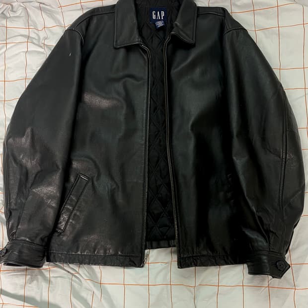 90년대 GAP 가죽자켓