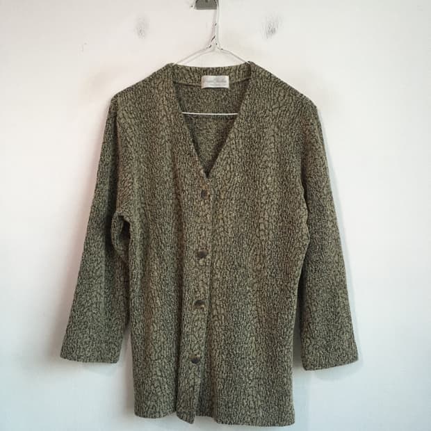 jpn vintage 보헤미안 패턴 어텀 가디건 y2k 