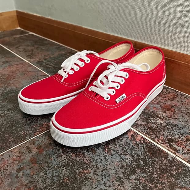 반스 어센틱 레드 255