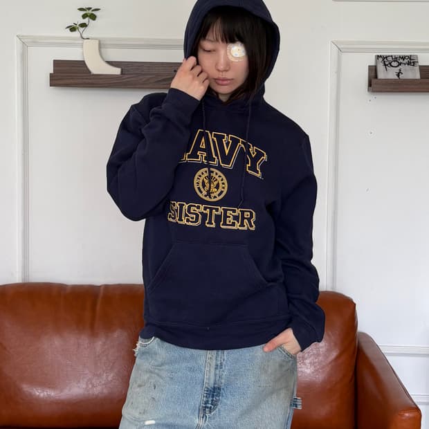 MADE IN USA 🇺🇸 NAVY 후드티