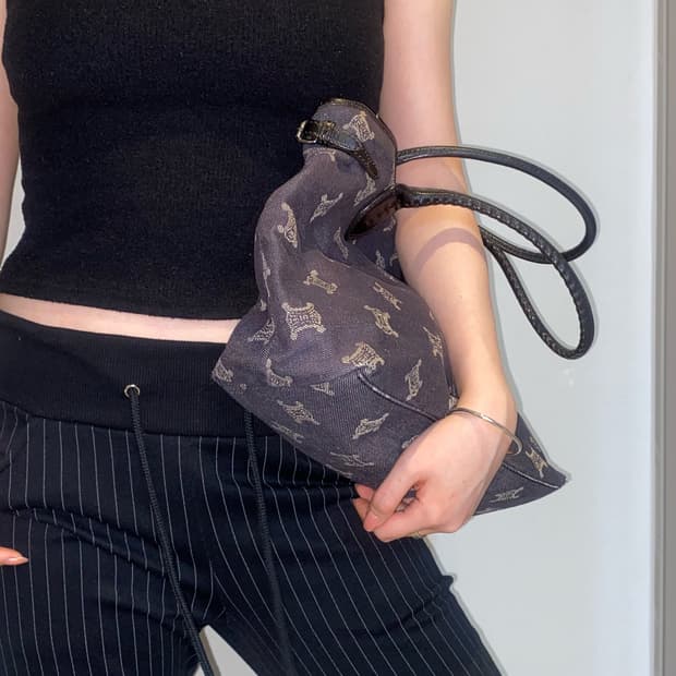 셀린느 마카담 데님 쇼퍼백 숄더백