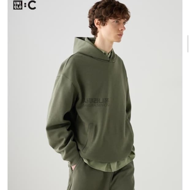 유니클로 c 후드티